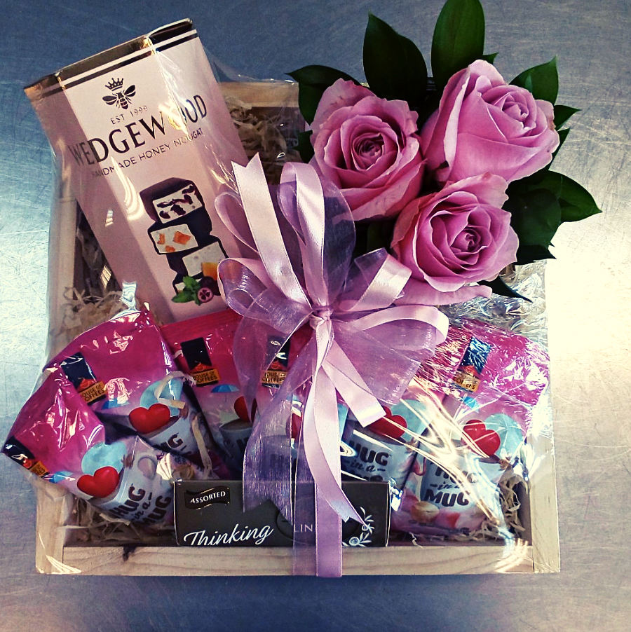 Hamper And Flowers